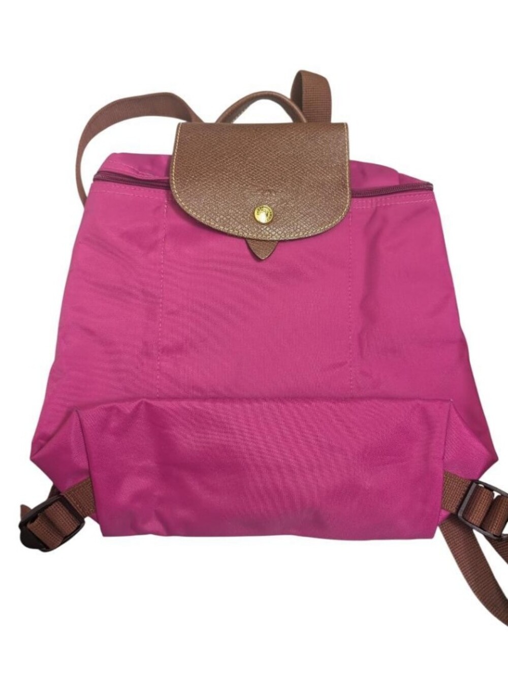 Longcamp Fuchsia Nylon Backpack Le Pilage Sac a dos
